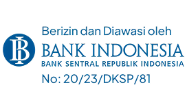 Berizin dan diawasi oleh Bank Indonesia, No. 20/23/DKSP/81